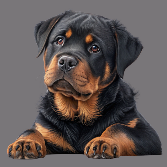 Adorable Rottweiler Sticker